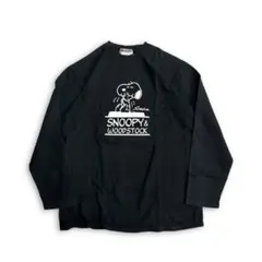 貴重【PEANUTS】00s スヌーピー キャラクタープリントカットソー ロンT