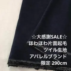 2FX/4025◆290cm 残暑SALE/限定/綿系片面起毛ツイル生地