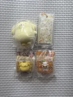 ポムポムプリン　ガチャ・食玩　4点セット