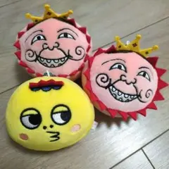 未使用　コジコジ もちもちフェイスマスコット　キーホルダー　次郎　ゲラン　３点