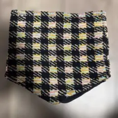 美品　チェック柄ネックウォーマー　スノボ　スキー