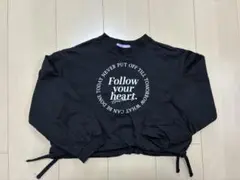 キッズ　女の子　スウェット　トレーナー　長袖カットソー　140