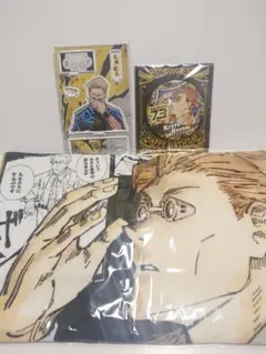 呪術廻戦 七海建人 バースデイ缶バッジ ジオラマ フルカラーフェイスタオル