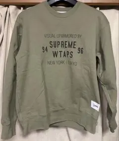Supreme WTAPS スウェット クルーネック olive drab Mのサムネイル