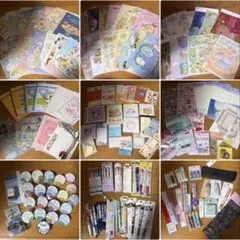 文房具　まとめ売り① ファイル　メモ　ふせん　シール　150点　詰め合わせ