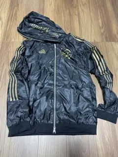 24karats adidas 2wayセットアップ 黒 金 ウィンドブレーカー