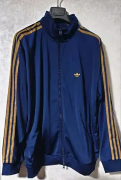 adidas ベッケンバウアー トラックジャケット ネイビー イエローのサムネイル