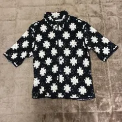 Zara クロシェ シャツ　Mサイズ