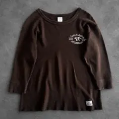 COOTIE PRODUCTIONS サーマルTシャツ M ブラウン 綿 メンズのサムネイル