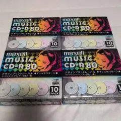 maxell 音楽用CD-R 80分 10枚パック 4個セット