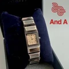 レア❤︎And A 腕時計 レディース アナログ クォーツ　ブレスレット　ブラウン