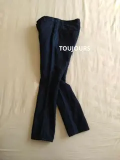 トゥジュー TOUJOURS コットン リネン デニムパンツ 1/ インディゴ