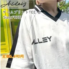 Alley by w closet ゲームプリントTシャツ ホワイト フリーのサムネイル