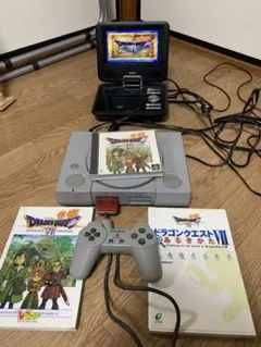 【すぐ遊べる】PlayStation 本体 ドラゴンクエストVII 攻略本セット