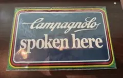 Campagnolo Spoken Here メタルサインプレートのサムネイル