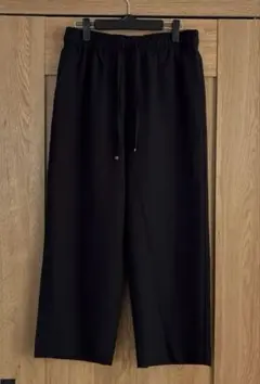 関西ファッション連合　ワイドパンツ　ブラック　L