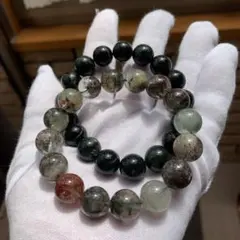 ☆癒し！2本セット！ガーデンクォーツブレスレット☆  No276
