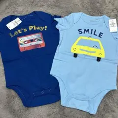 新品 ベビー ロンパース 2枚セット 6-12ヶ月
