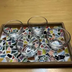 ガラス製お猪口 4個セット