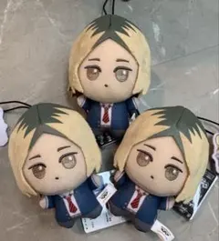ハイキュー　サンリオ　ちびぐるみ　孤爪研磨／ポムポムプリン　3体
