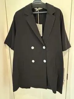 アンナケリー　黒半袖ジャケット 新品未使用タグ付き