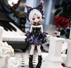 パープルワンピース　アウトフィット　ドール