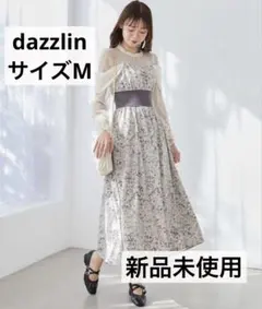 dazzlin ダズリン シアードッキングコルセットワンピース M