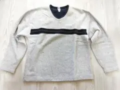 GAP グレー Vネック セーター Lサイズ