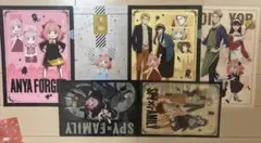 SPY×FAMILY クリアファイル 4点 下敷き2点 セット