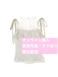 トップス andmary Paula lacey chiffon tops andmary Paula lacey chiffon tops - メルカリ