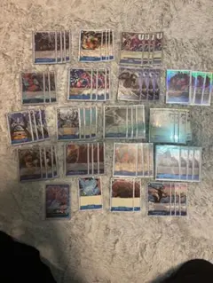 ワンピースカード　青ドフラミンゴ　デッキパーツ　スリーブ付き50枚