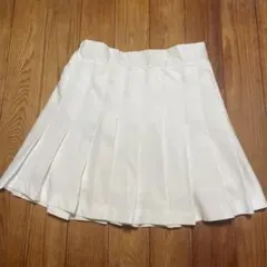 白プリーツスカート　Mサイズ