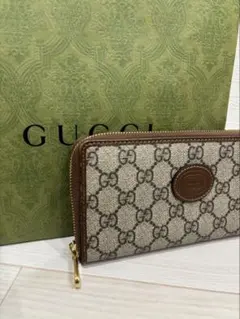 【正規店購入品】GUCCI インターロッキングG アラウンド 長財布