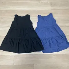 gu ティアードワンピース 120 2枚