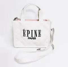 epine エピヌ キルティングトートバッグ　ホワイトのサムネイル