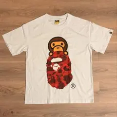 A BATHING APE Tシャツ ホワイト Sサイズ ベイプ エイプ