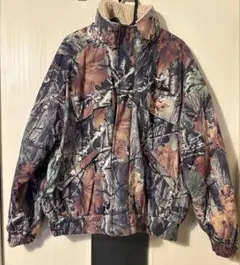 FIRST DOWN リバーシブル ダウンジャケット リアルツリーカモ