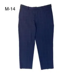 ユニクロ スマート アンクルパンツ メンズ XLサイズ ネイビー