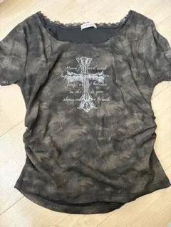 INGNI クロス刺繍 半袖Tシャツ