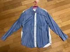 ジーナシス　デニムブルー　シャツ