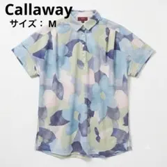 Callaway 花柄 メッシュポロシャツ パステルカラー フラワーゴルフウェアのサムネイル