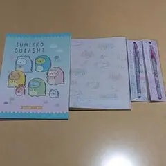 すみっコぐらし　連絡帳2冊、ロケットえんぴつ、ロケット色えんぴつ　4点