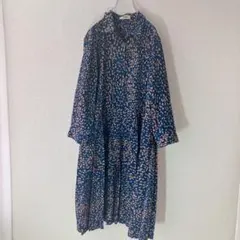 NUSY ドット柄 長袖ワンピース 小松菜奈着用商品 ワンピース 美品のサムネイル