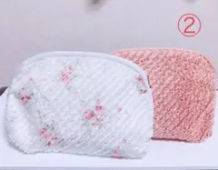 ハンドメイド スラッシュキルト ポーチ　2個セット♪♪