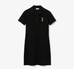 ラコステ　スリムフィット トリプルワニロゴパッチポロドレス　38