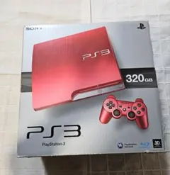 【PS3】PlayStation 3 本体 スカーレットレッド 320GB