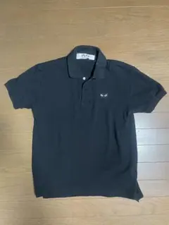 COMME des GARCONS PLAY ポロシャツ M 黒ハート 美品 - メルカリ