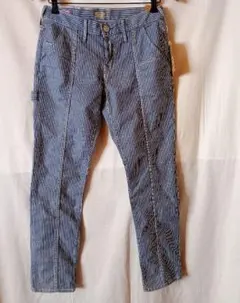 True religion トゥルーレリジョン ヒッコリー パンツ　ストライプ