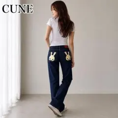 CUNE キューン うさぎのジーパン デニムパンツ ジーンズ M レディースのサムネイル