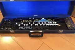 富士山 鶴 蒔絵調 鈴木楽器 卓上大正琴 ハードケース付き 和楽器 伝統